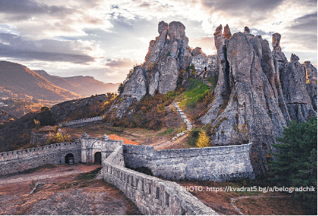 Belogradchik -  Village with Legends from Rocks in weird Shapes